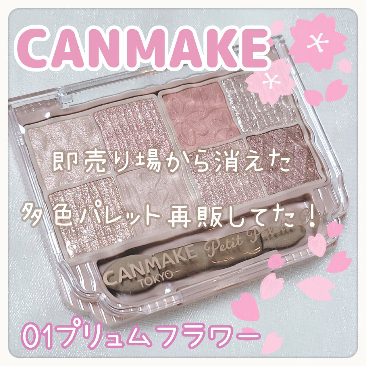 プティパレットアイズ/キャンメイク/パウダーアイシャドウを使ったクチコミ（1枚目）