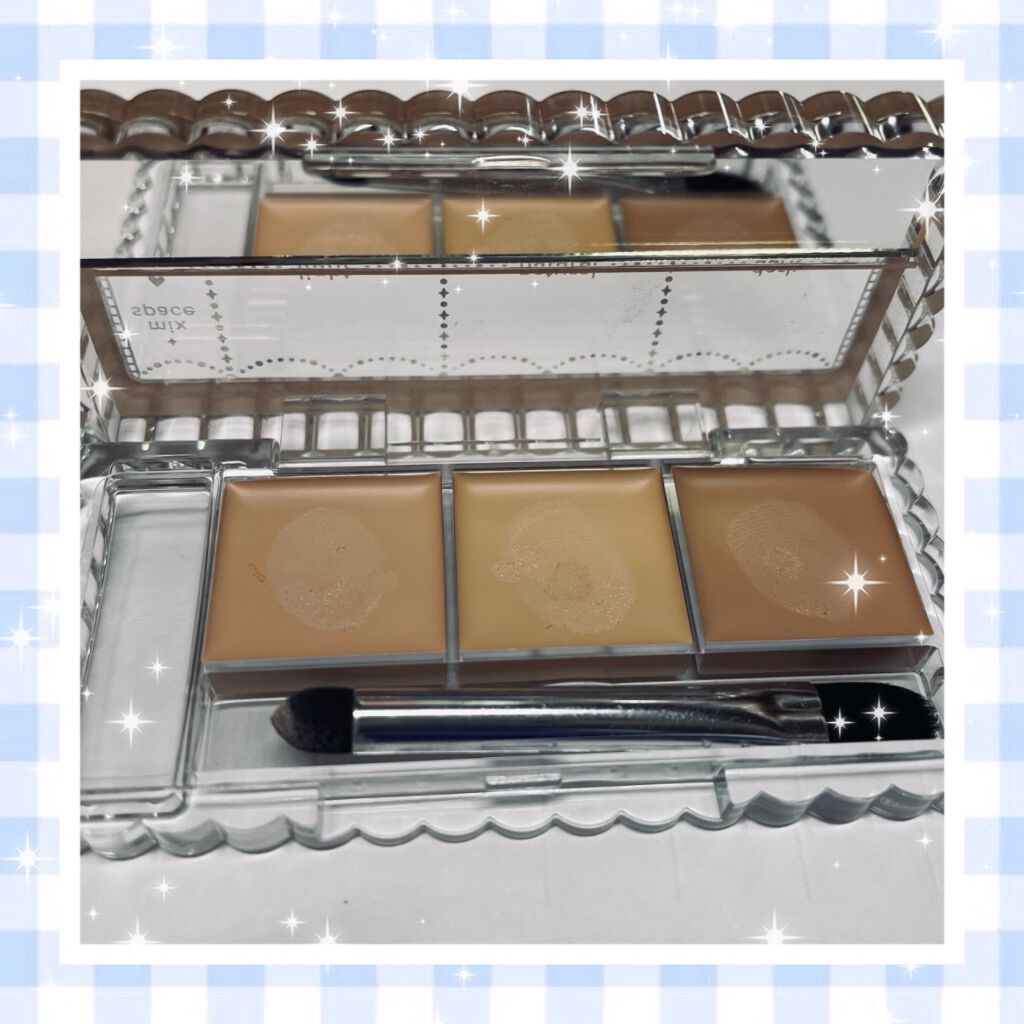 カラーミキシングコンシーラー/キャンメイク/パレットコンシーラーを使ったクチコミ（2枚目）