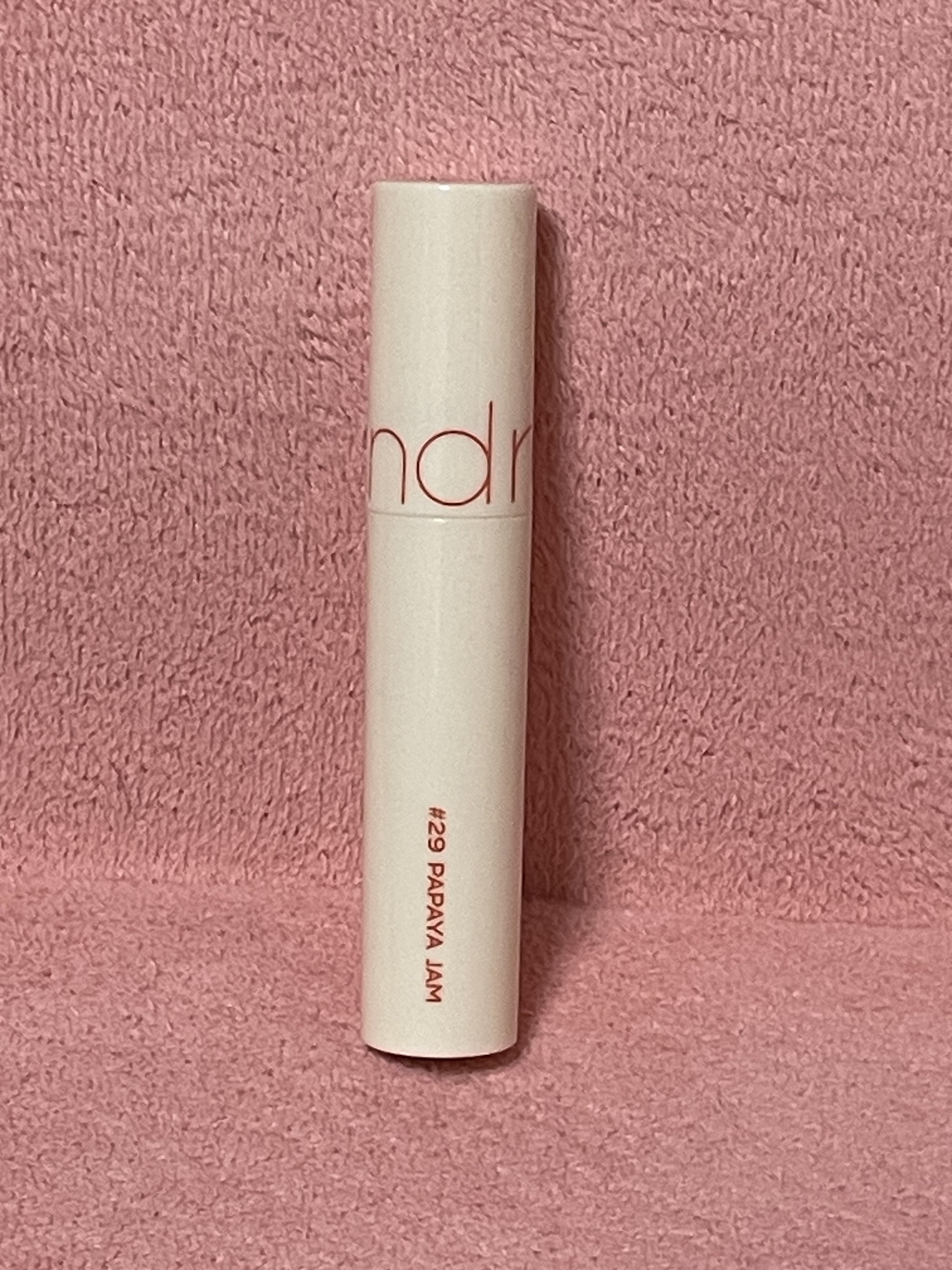 ジューシーラスティングティント 29 パパイヤジャム(PAPAYA JAM)/rom&nd/リップティントを使ったクチコミ（1枚目）