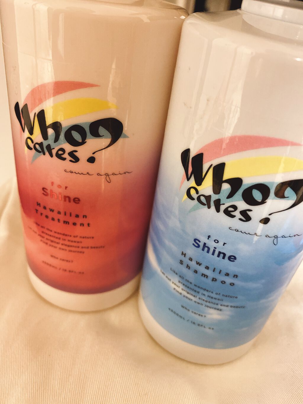 ハワイアンシャンプー＆トリートメント ＜シャイン＞/who cares?/市販シャンプーを使ったクチコミ（1枚目）