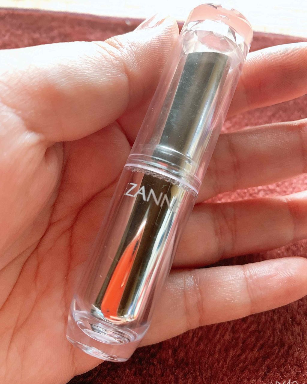 ラスティンググロスリップ/CEZANNE/口紅を使ったクチコミ（1枚目）