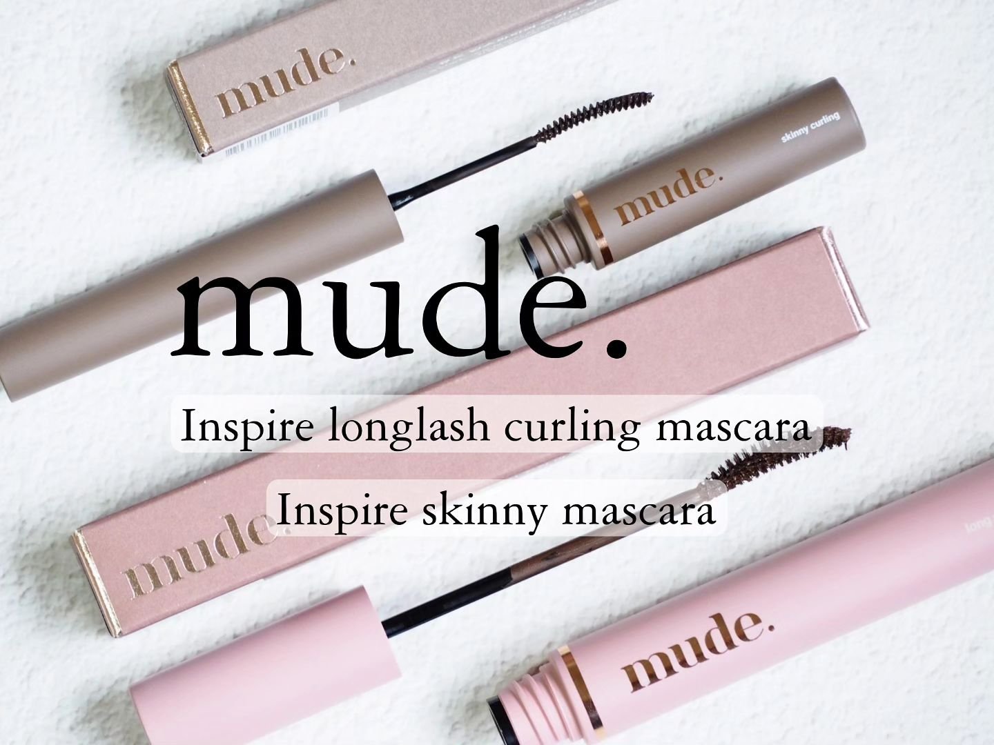 インスパイアスキニーカーリングマスカラ 05 ミュートブラウン/mude./マスカラを使ったクチコミ（1枚目）