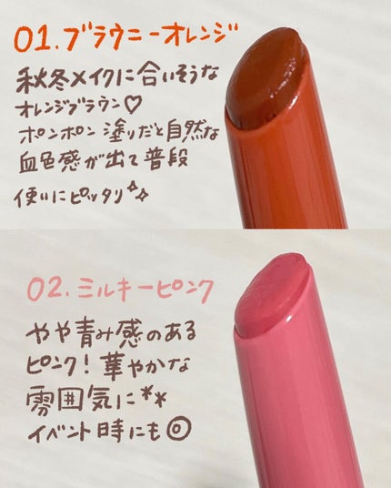 エテュセ リップエディション(プランパールージュ)ウォームスタイル/ettusais/口紅を使ったクチコミ(2枚目)