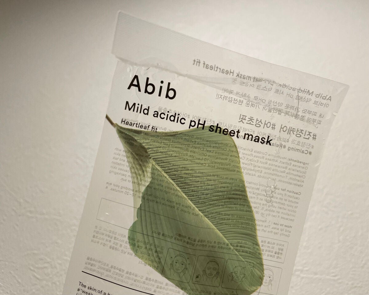 弱酸性pHシートマスク ドクダミフィット/Abib /シートマスク・パックを使ったクチコミ(1枚目)
