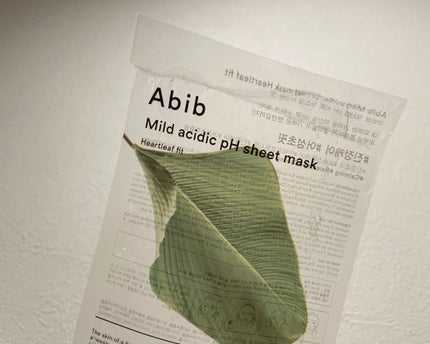 弱酸性pHシートマスク ドクダミフィット/Abib /シートマスク・パックを使ったクチコミ(1枚目)