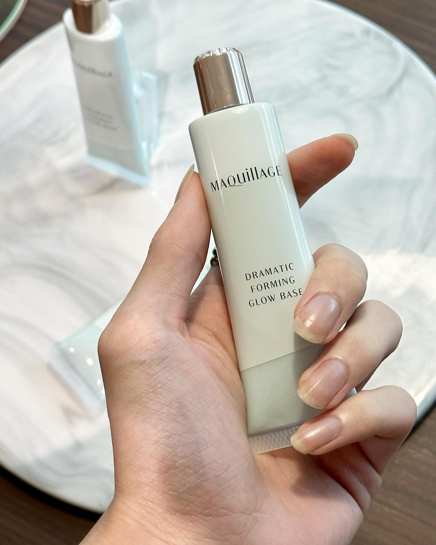 ドラマティックフォルミンググロウベース/マキアージュ/化粧下地を使ったクチコミ（2枚目）