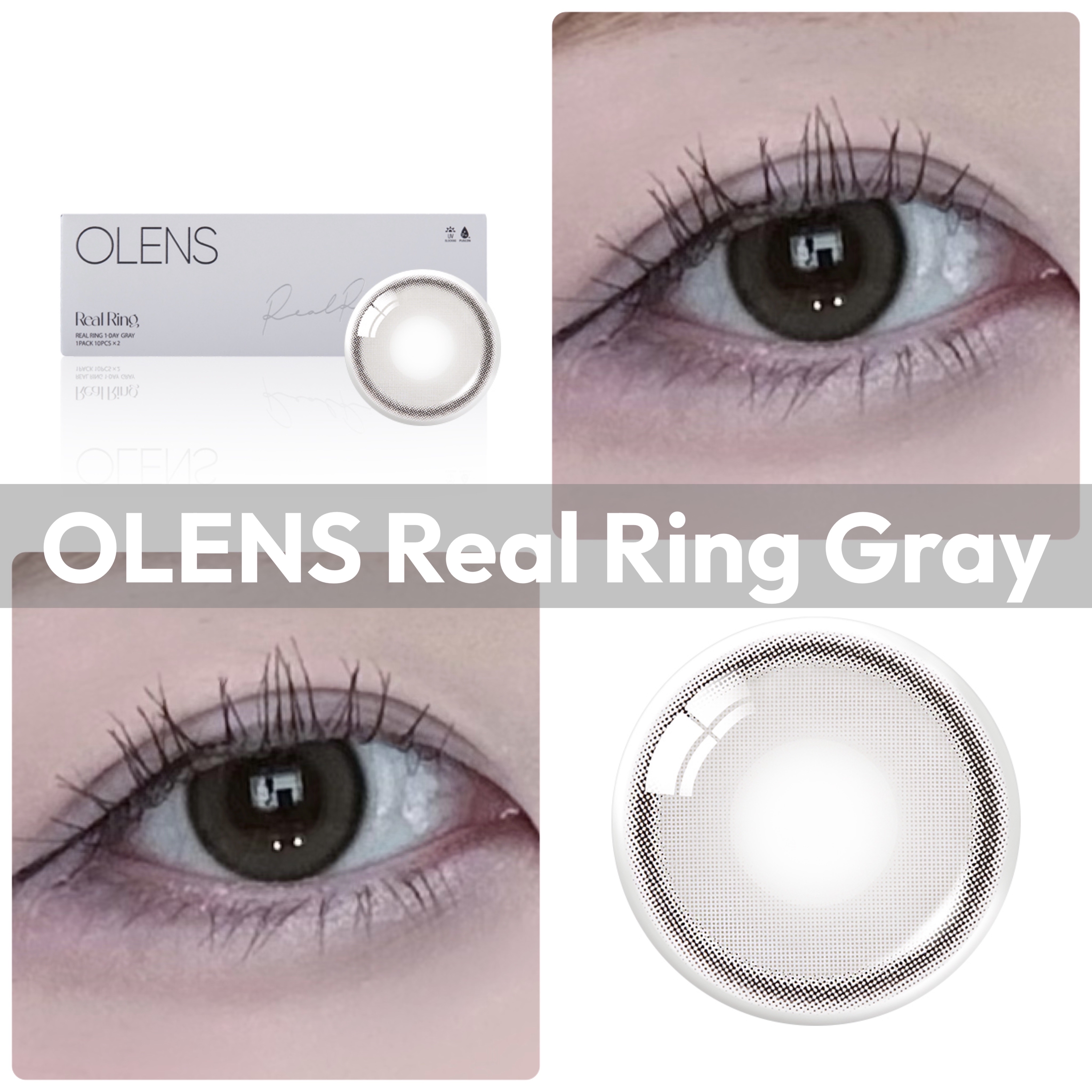 Real Ring 1day/OLENS/ワンデー（１DAY）カラコンを使ったクチコミ（1枚目）