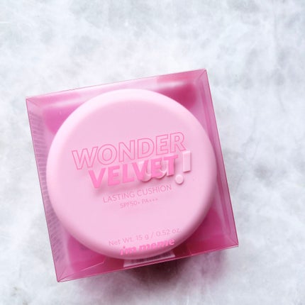 ワンダーベルベットラスティングクッション/i’m meme/クッションファンデーションを使ったクチコミ(1枚目)
