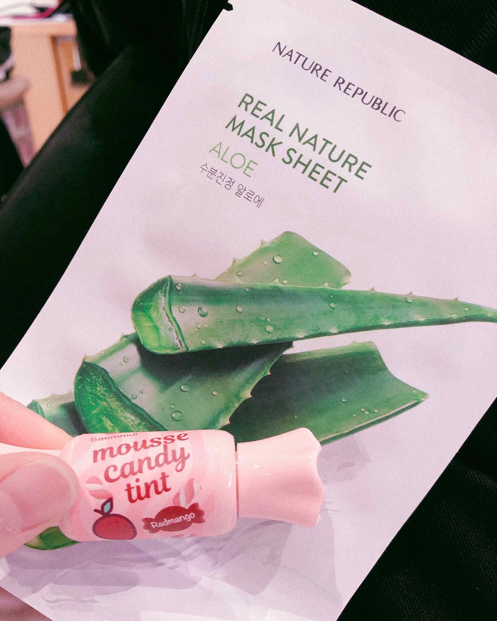 ムース キャンディー ティント/the SAEM/リップティントを使ったクチコミ（1枚目）