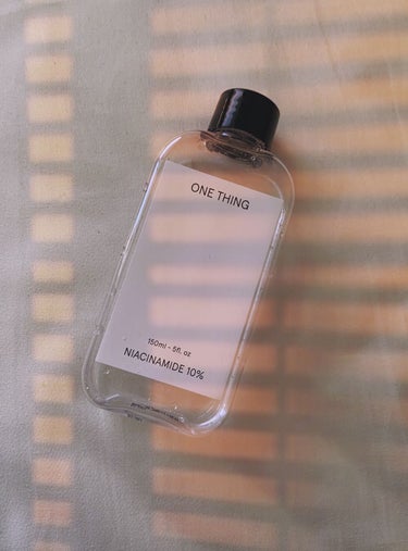 ONE THING ナイアシンアミド化粧水のクチコミ「ONE THING
ナイアシンアミド化粧水/ NIACINAMIDE 10%
150ml


.....」（1枚目）