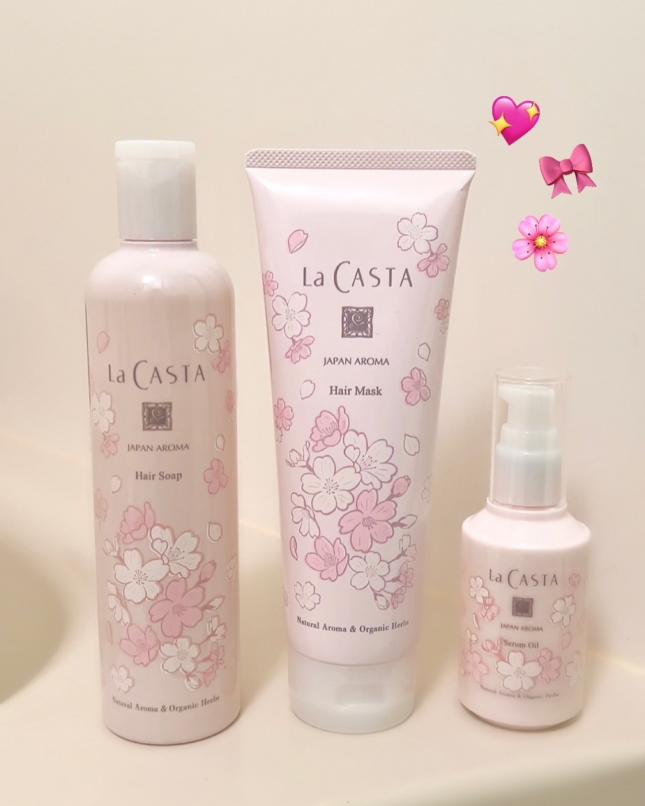 ラ・カスタ ジャパンアロマ ブライトコフレ 桜百花/ラ・カスタ/その他キットセットを使ったクチコミ（1枚目）