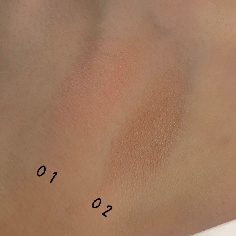 チークブラッシュ/CEZANNE/パウダーチークを使ったクチコミ（3枚目）