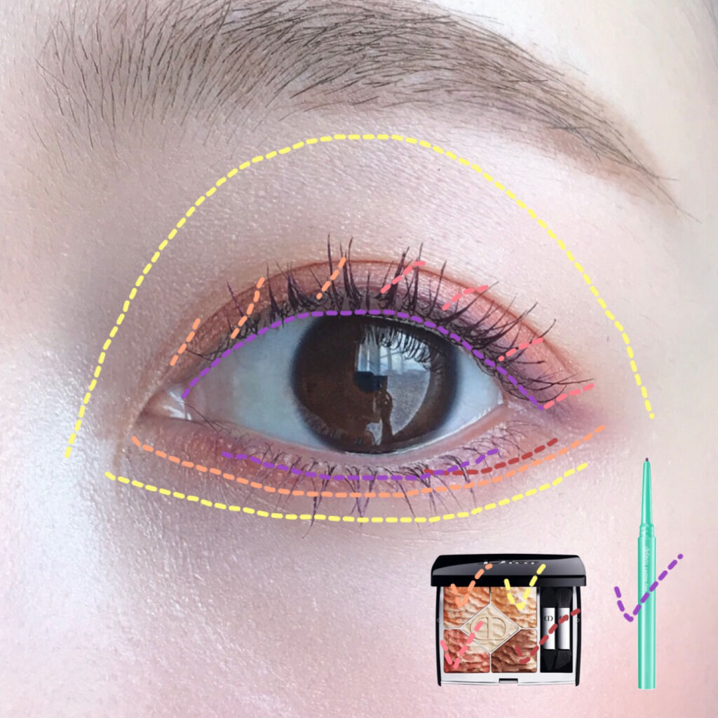 「密着アイライナー」クリームペンシル/デジャヴュ/ペンシルアイライナーを使ったクチコミ（2枚目）