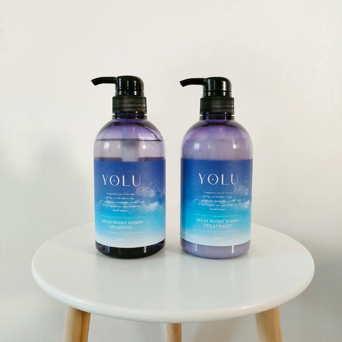 リラックスナイトリペア シャンプー/トリートメント/YOLU/市販シャンプーを使ったクチコミ(1枚目)