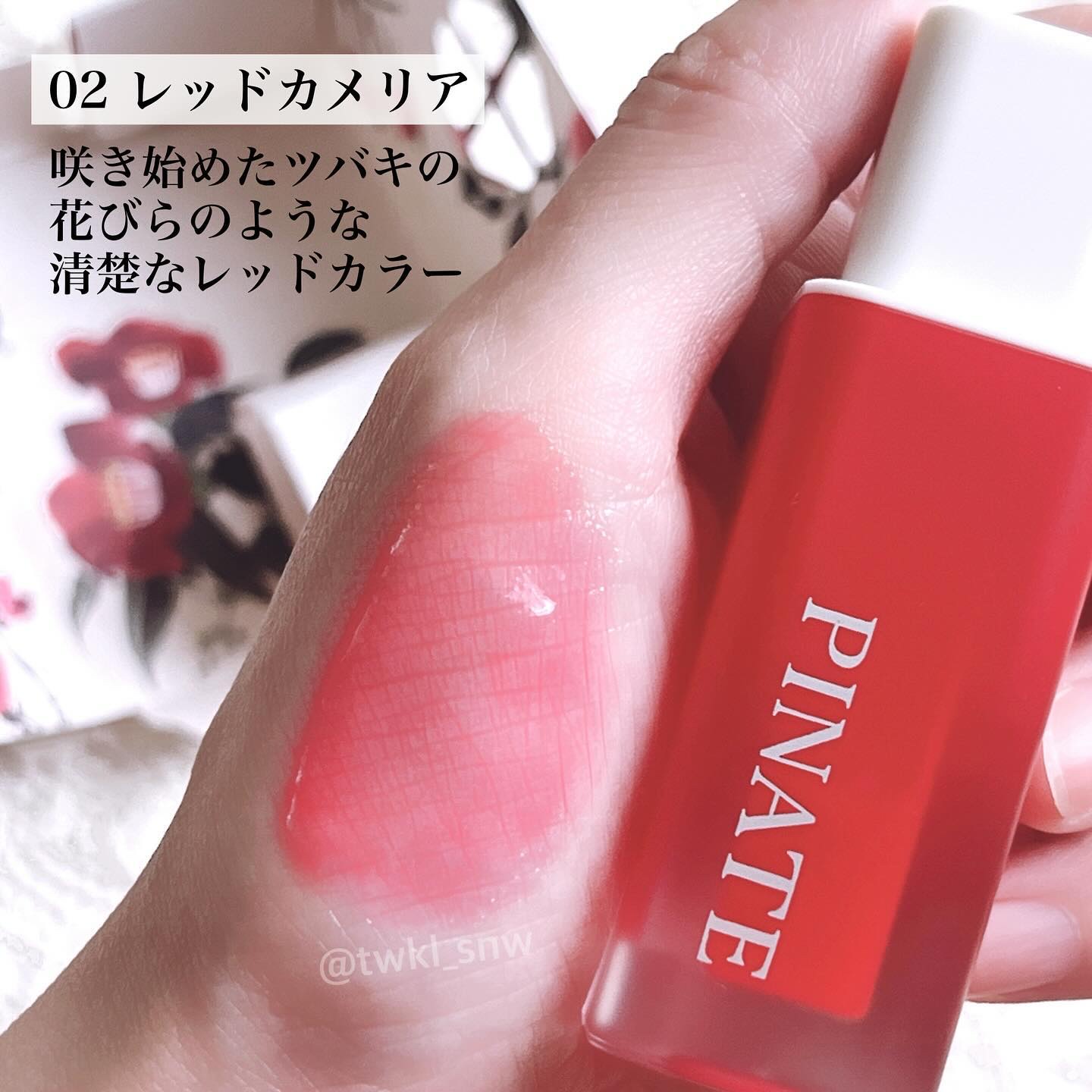 ナチュラルブルームリップオイルセラム 3色セット/PINATE/リップグロスを使ったクチコミ（3枚目）