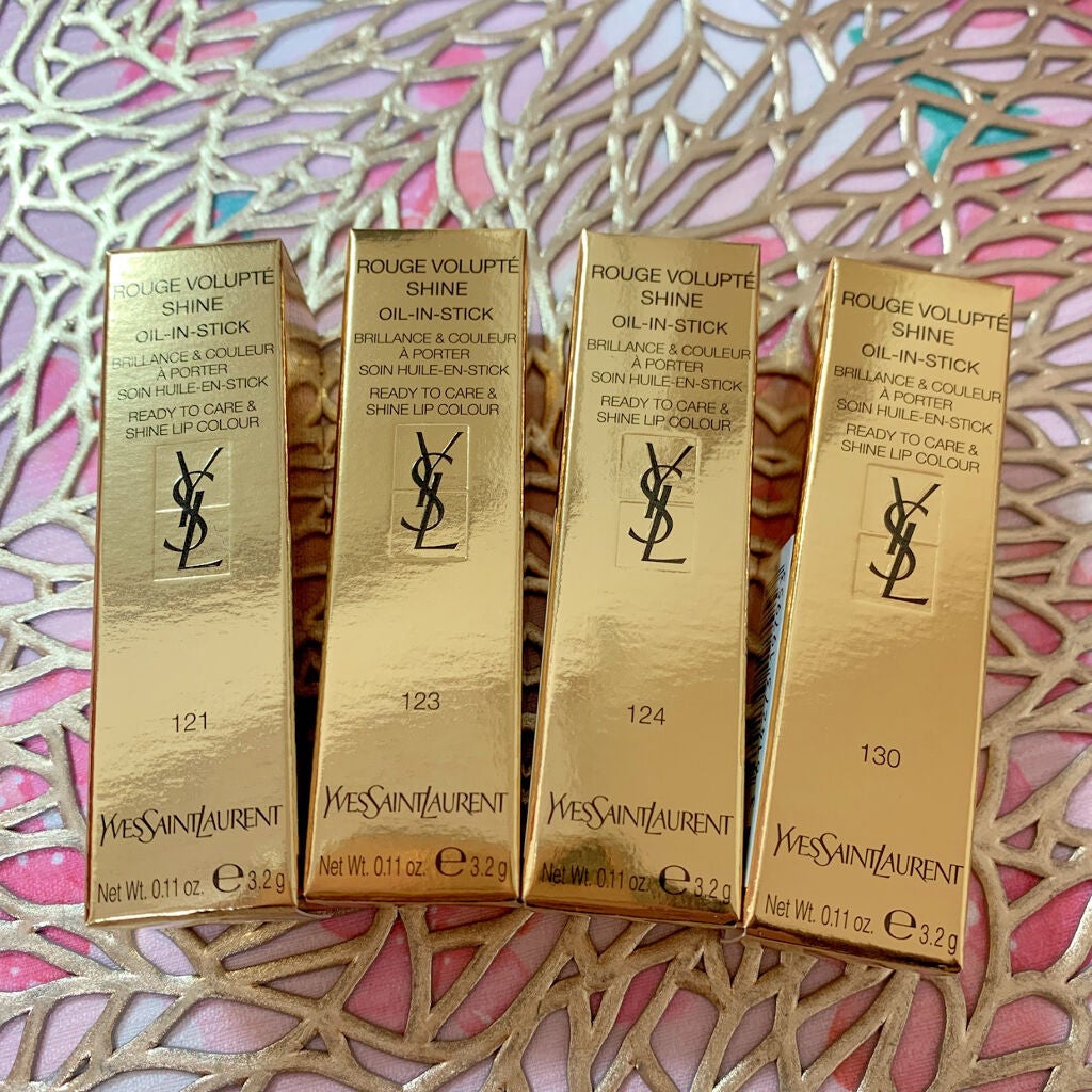 ルージュ ヴォリュプテ シャイン/YVES SAINT LAURENT BEAUTE/口紅を使ったクチコミ(2枚目)