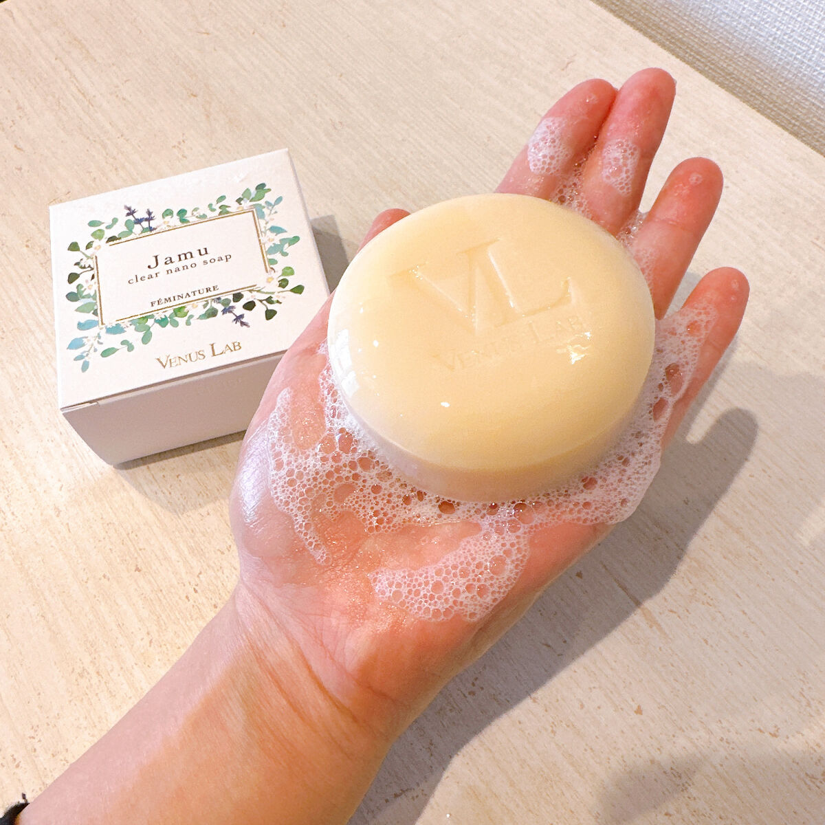 フェミナチュール ジャムウクリアナノソープ/ヴィーナスラボ/デリケートゾーンケアを使ったクチコミ（3枚目）