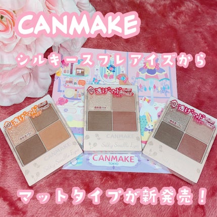 シルキースフレアイズ(マットタイプ)/キャンメイク/アイシャドウパレットを使ったクチコミ(1枚目)