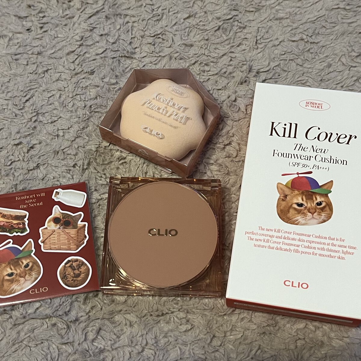 キル カバー ザ ニュー ファンウェア クッション/CLIO/クッションファンデーションを使ったクチコミ（3枚目）