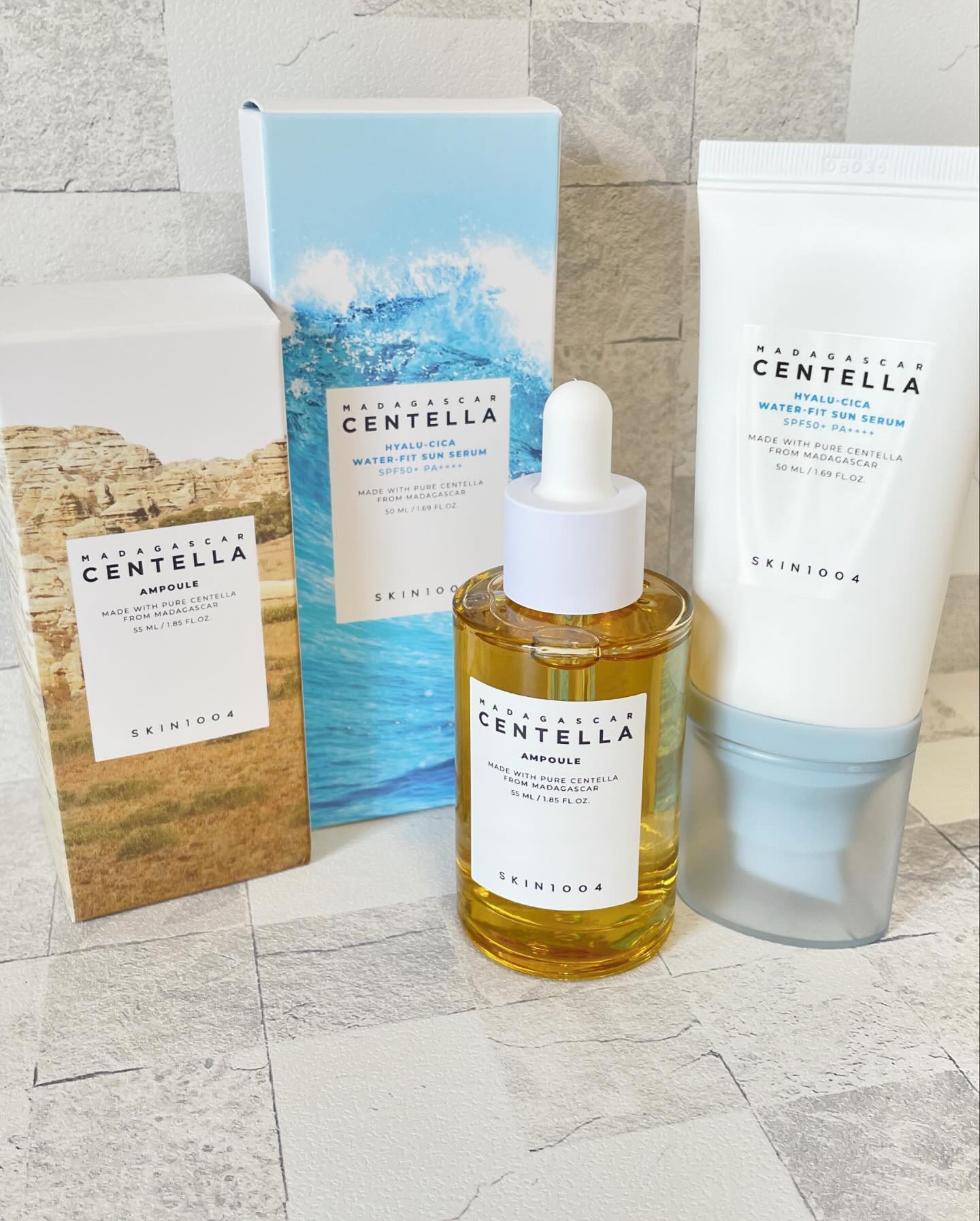 ヒアルーシカ ウォーターフィット サンセラム/SKIN1004/日焼け止めローションを使ったクチコミ（1枚目）