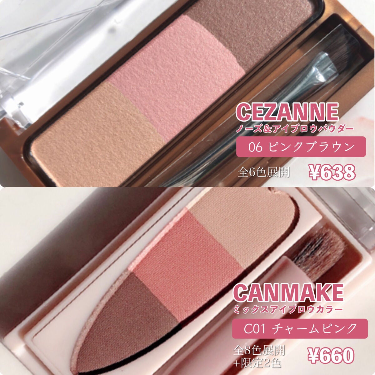 ノーズ&アイブロウパウダー/CEZANNE/パウダーアイブロウを使ったクチコミ(2枚目)