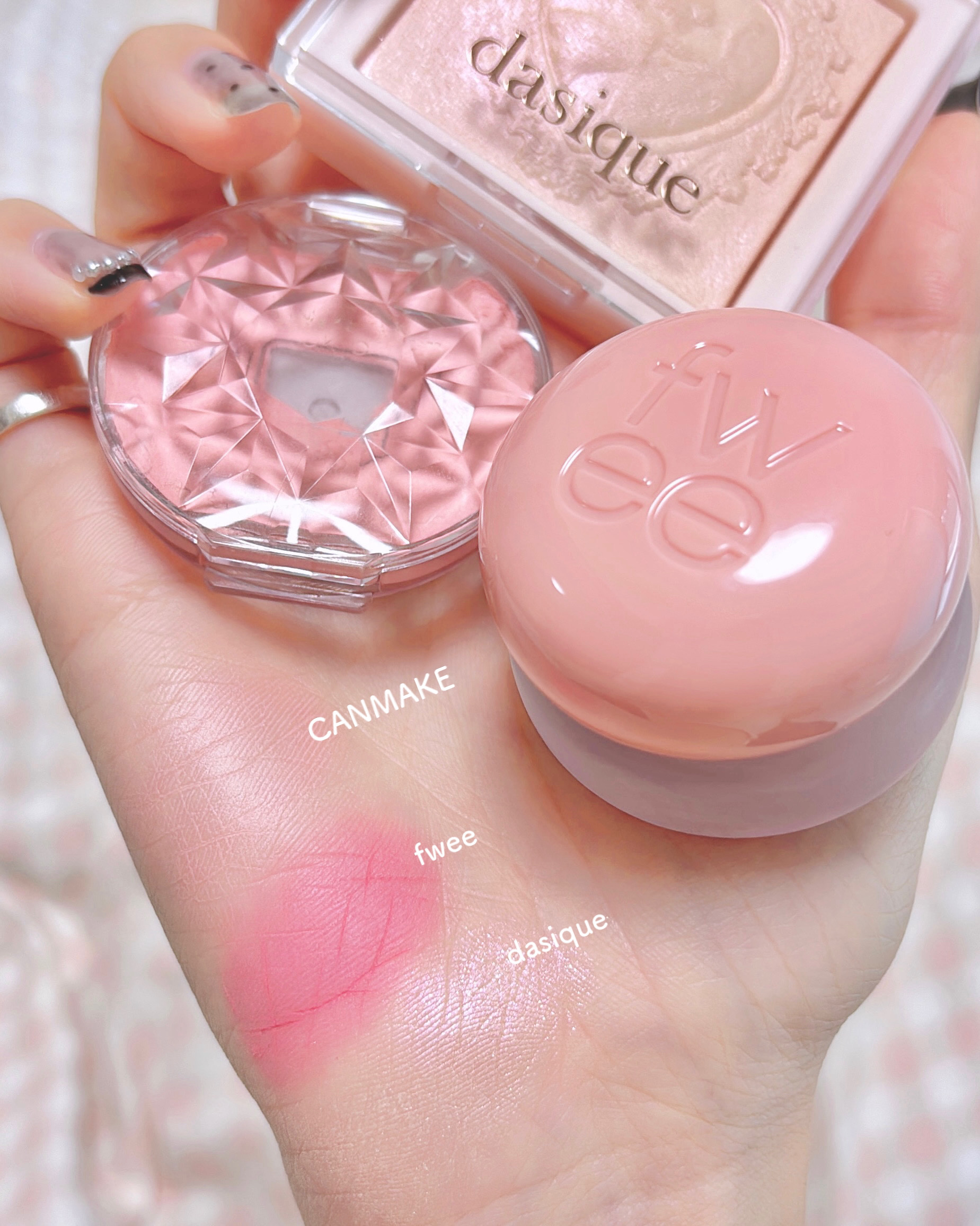 クリームチーク（マットタイプ）/キャンメイク/ジェル・クリームチークを使ったクチコミ（3枚目）