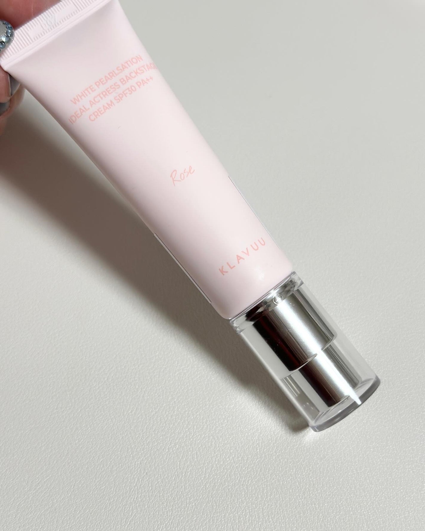 WHITE PEARLSATION  IDEAL ACTRESS BACKSTAGE CREAM/KLAVUU/化粧下地を使ったクチコミ(4枚目)