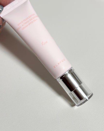 WHITE PEARLSATION  IDEAL ACTRESS BACKSTAGE CREAM/KLAVUU/化粧下地を使ったクチコミ(4枚目)