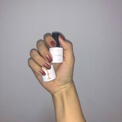 ジェルネイル 44.スパークリングゴールド/ジェルミーワン/ジェルネイルの画像