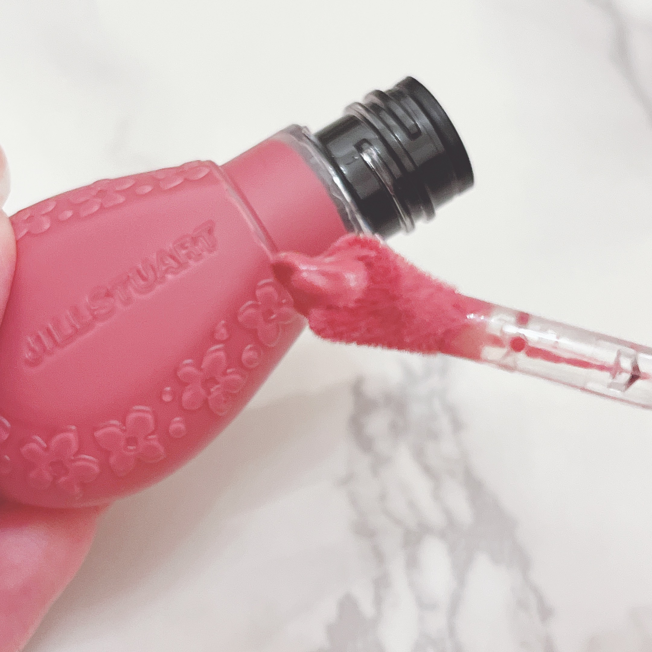 ジルスチュアート ミッドナイトチェリー コレクション ブルームドロップ  リップ&チーク シフォン  ミッドナイトチェリー /JILL STUART/メイクアップキットを使ったクチコミ（2枚目）