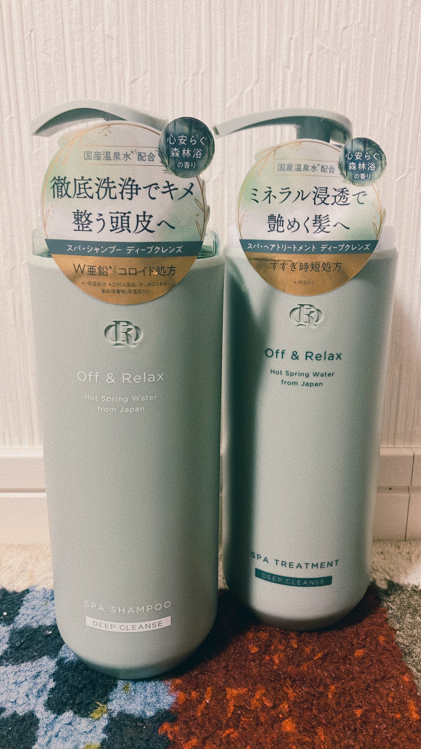 スパ・シャンプー/ヘアトリートメント ディープクレンズ/Off&Relax/市販シャンプーを使ったクチコミ(1枚目)