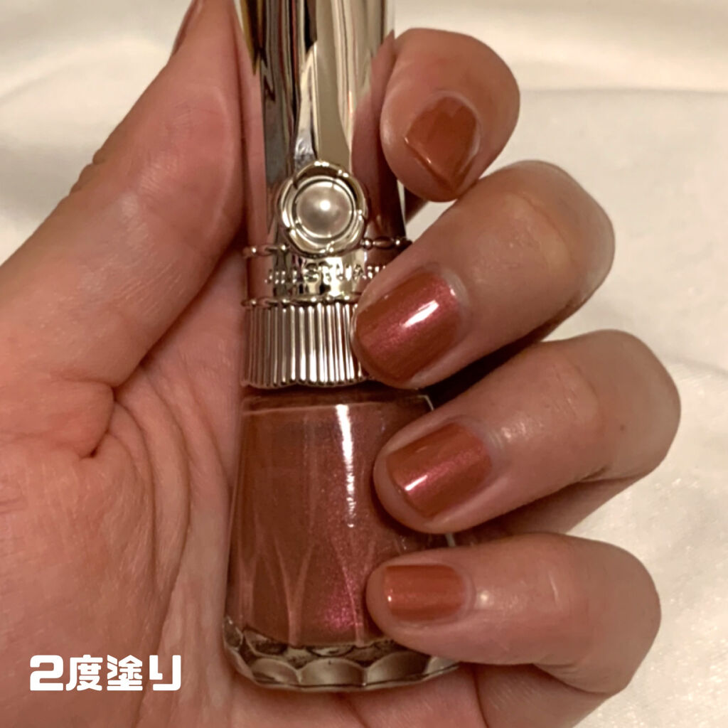 ネイルラッカー パール 211 bright honeydew/JILL STUART/マニキュアを使ったクチコミ（3枚目）