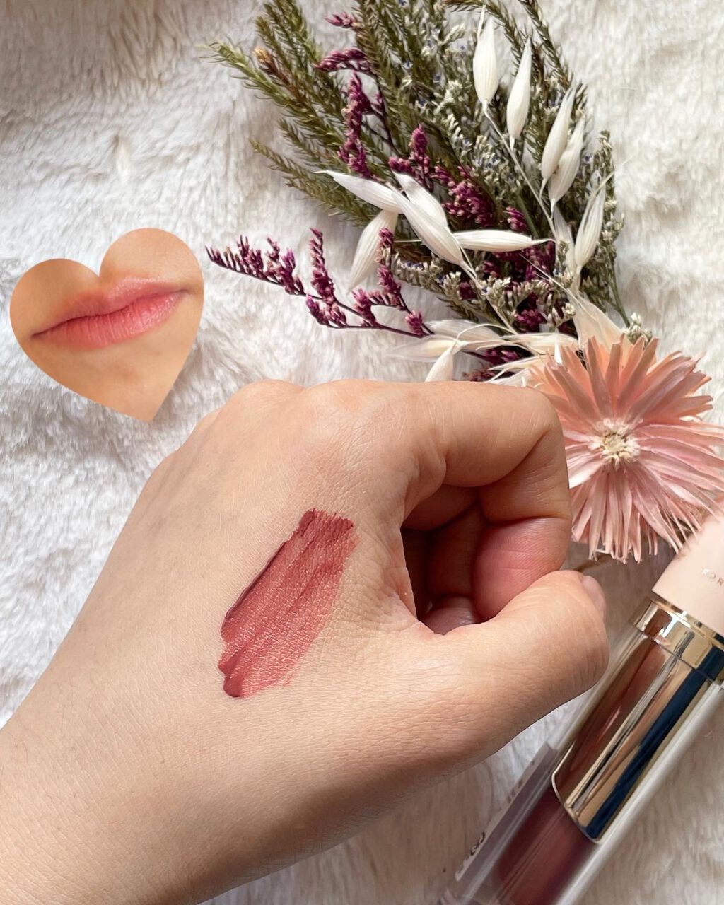 タトゥーベルベットティント/フォレンコス/リップティントを使ったクチコミ（2枚目）