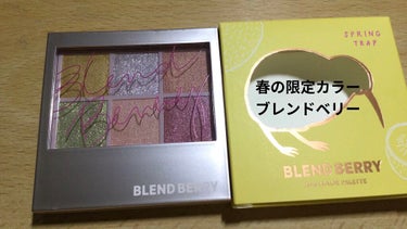 オーラクリエイション/BLEND BERRY/アイシャドウパレットを使ったクチコミ（1枚目）