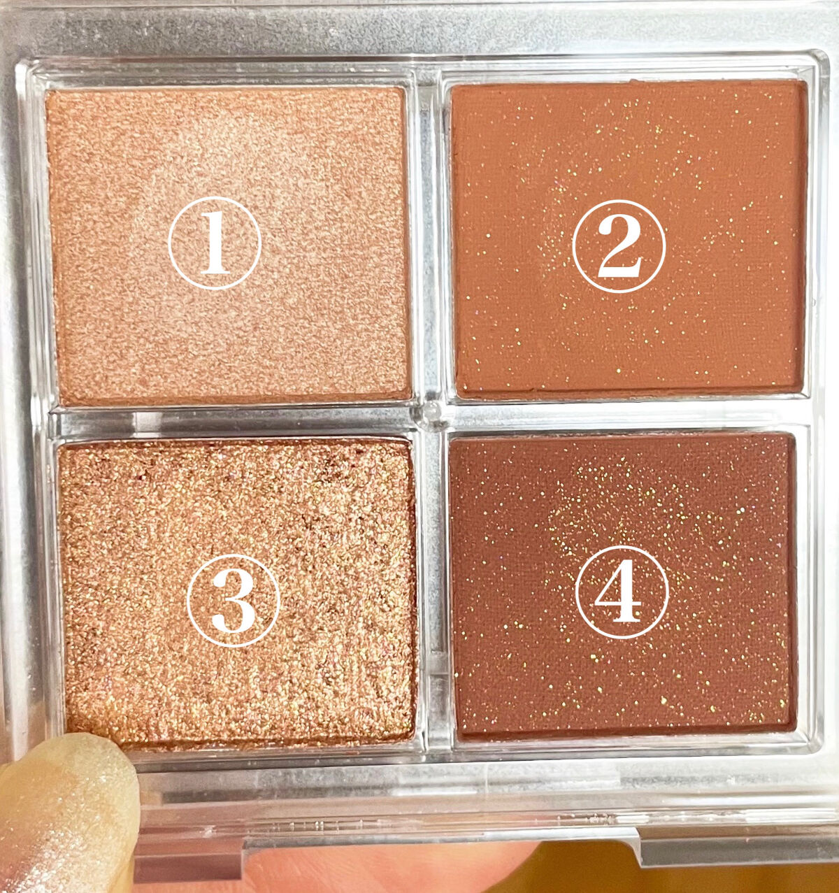アイシャドウパレット/4U2/アイシャドウパレットを使ったクチコミ（2枚目）