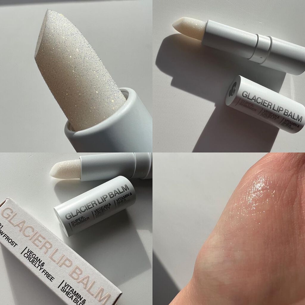 グレイシャーヴィーガンリップバーム/unleashia/リップバームを使ったクチコミ（3枚目）