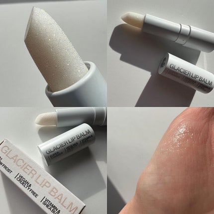 グレイシャーヴィーガンリップバーム/unleashia/リップバームを使ったクチコミ(3枚目)