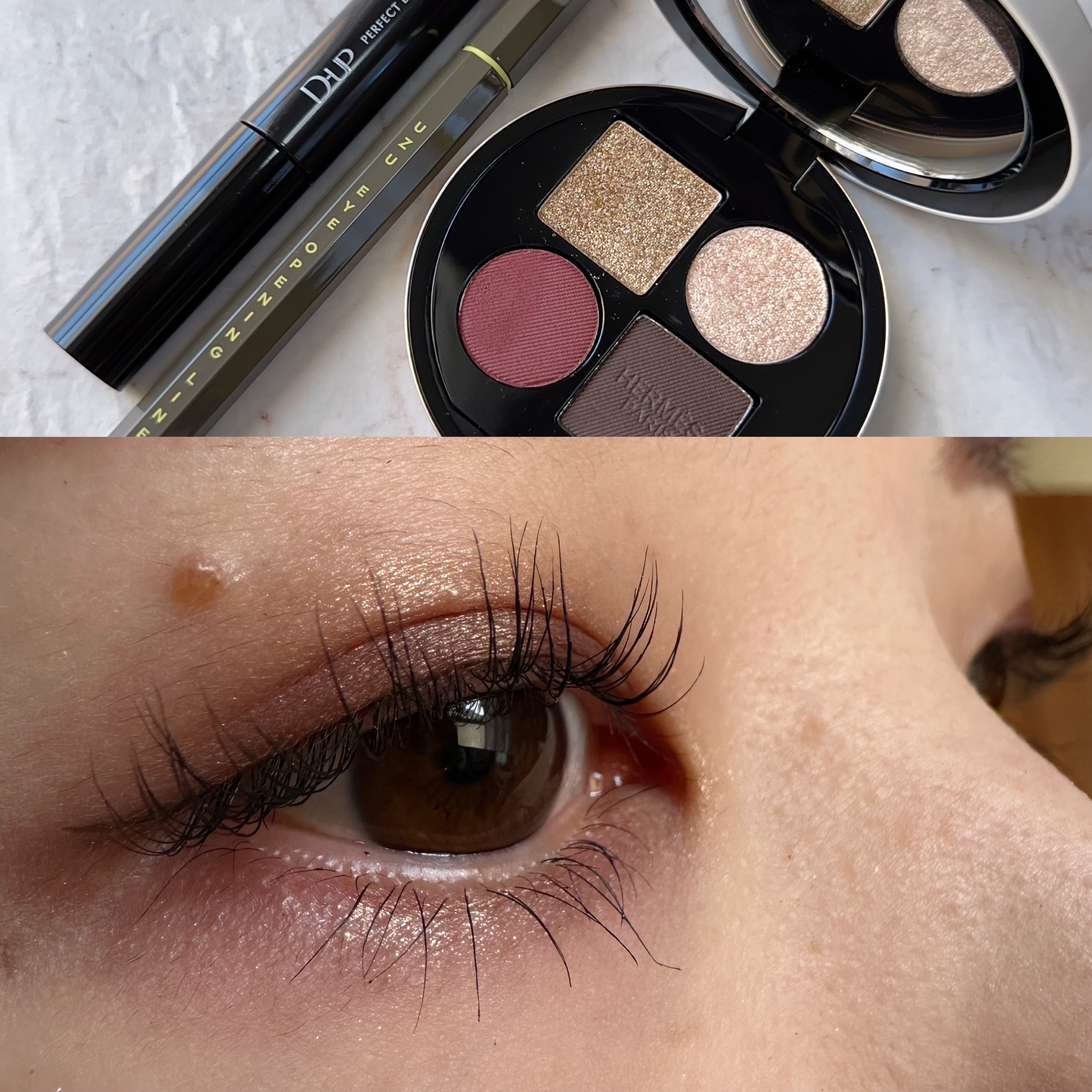 オンブル ドゥ エルメス パレット クワテュール 06 オンブル・モルドレ/エルメス/アイシャドウパレットを使ったクチコミ（1枚目）