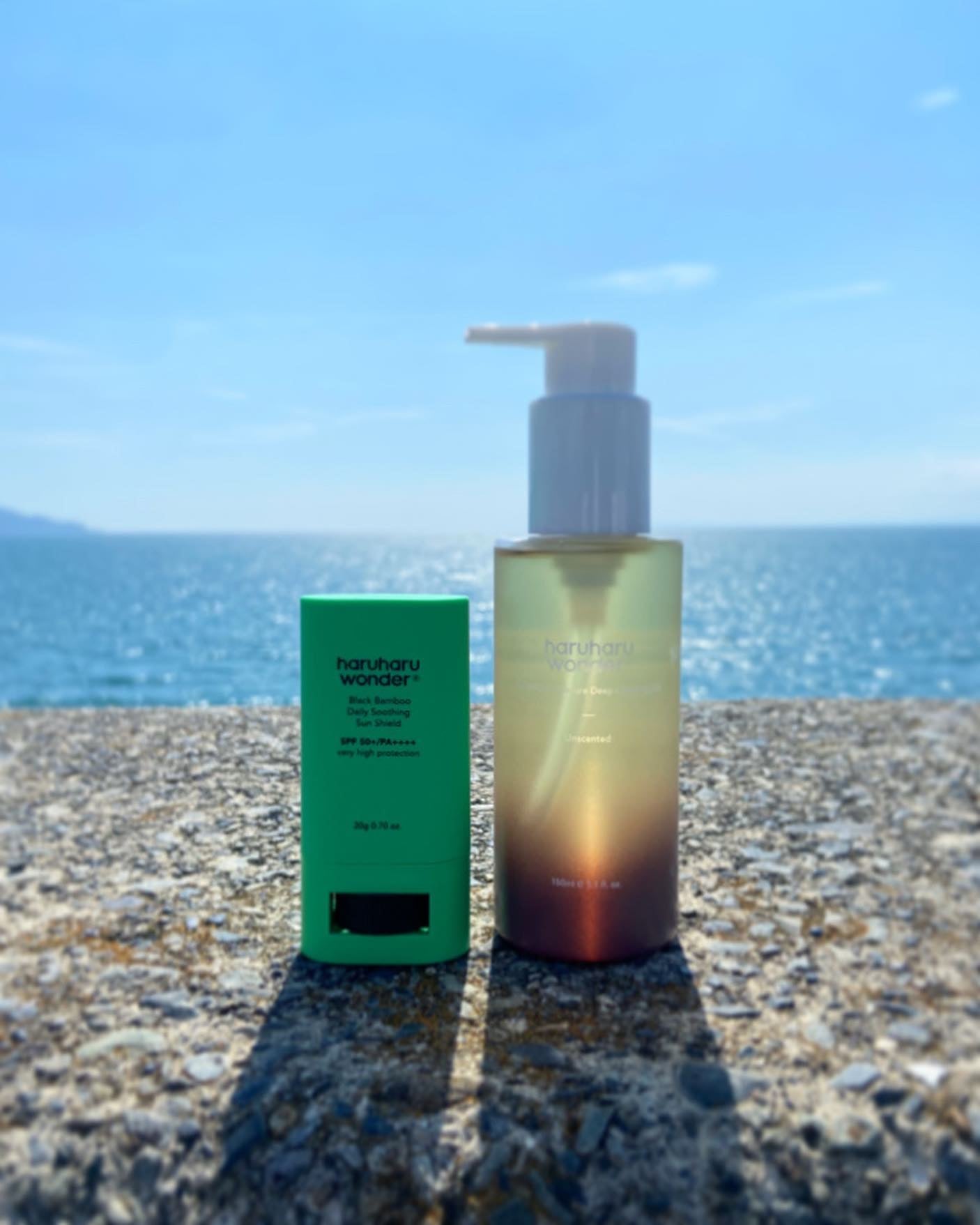 ブラックバンブーデイリー スージングサンシールド 20g SPF 50+/PA++++/haruharu wonder/日焼け止めスティックを使ったクチコミ(4枚目)