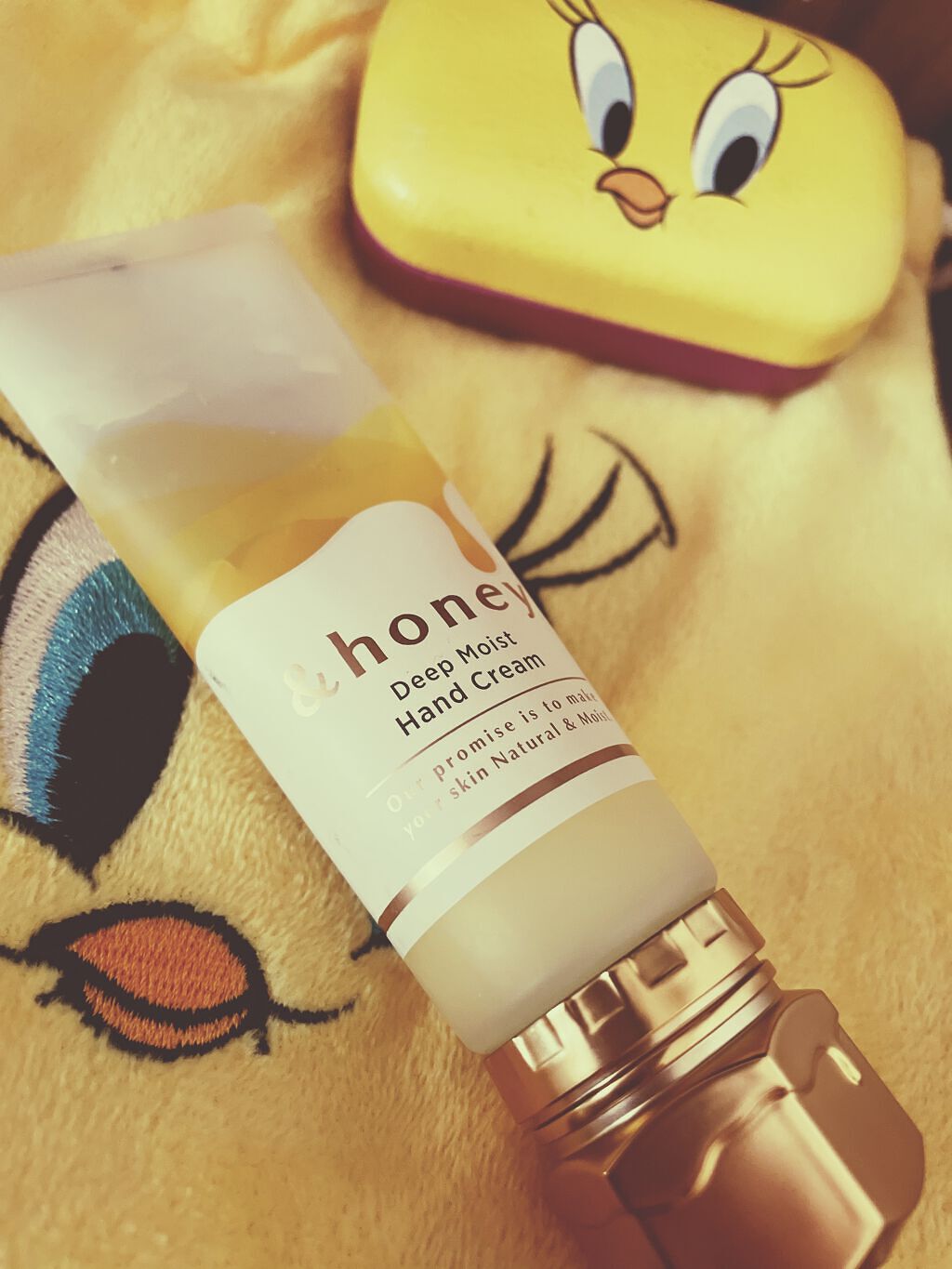 アンドハニー　ディープモイスト ハンドクリーム/&honey/ハンドクリームを使ったクチコミ（1枚目）