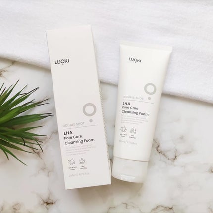 ダブルショットLHA毛穴ケアクレンジングフォーム /LUOKI/クレンジングクリームを使ったクチコミ(2枚目)