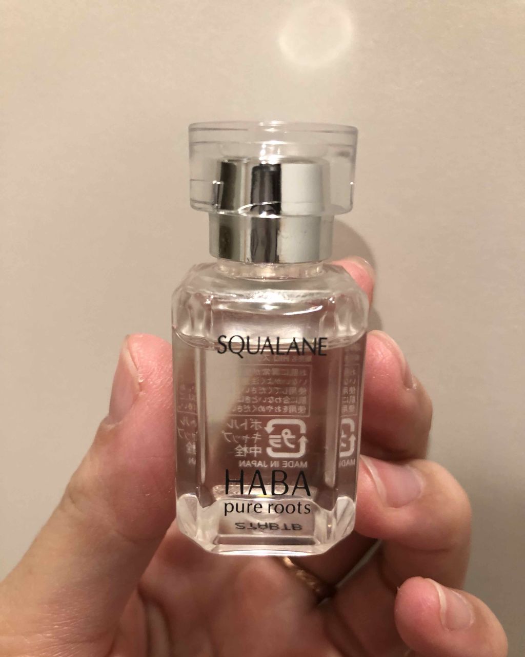 高品位「スクワラン」II/HABA/フェイスオイルを使ったクチコミ（1枚目）