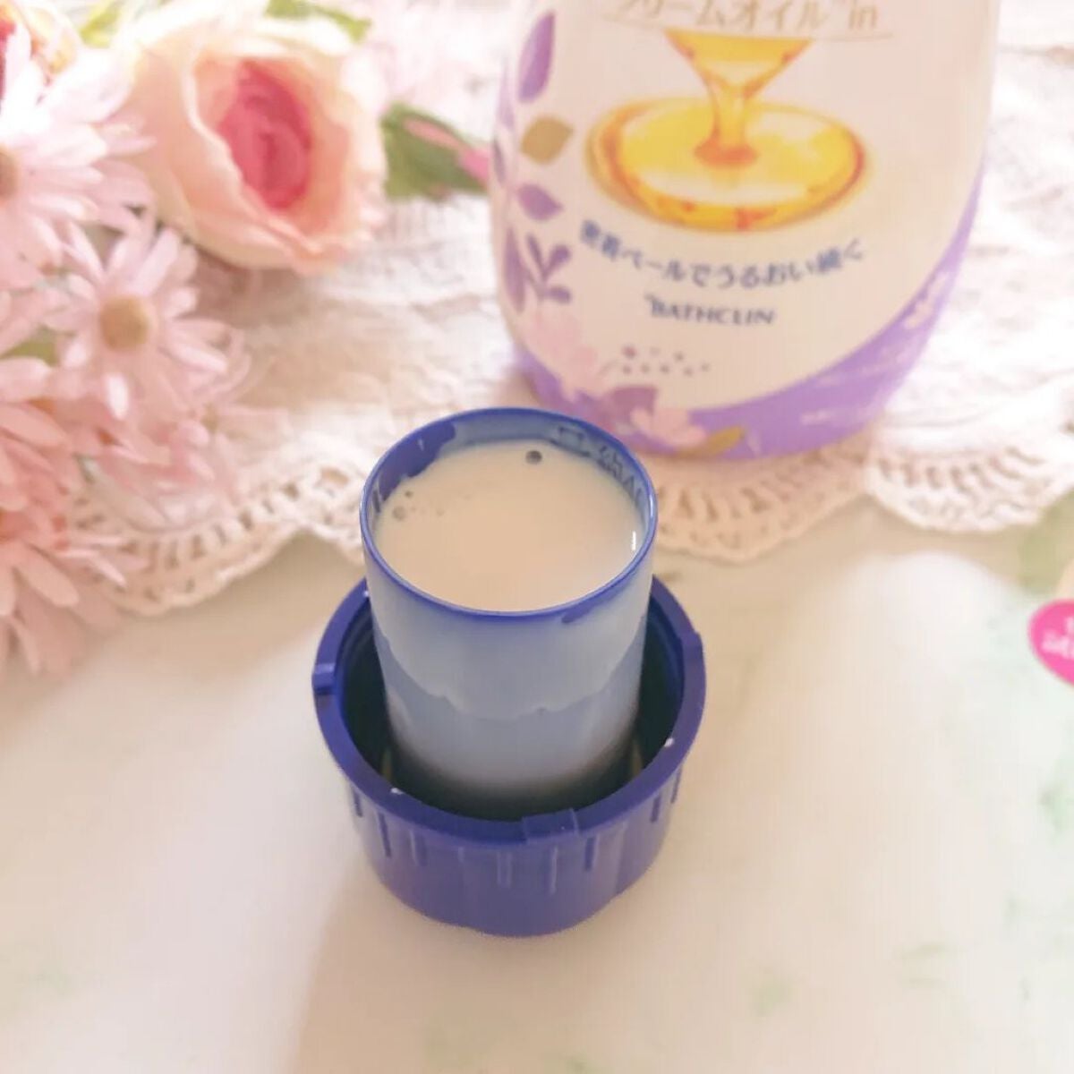 濃厚しっとり入浴液 ホワイトフローラルの香り/薬用ソフレ/保湿系入浴剤を使ったクチコミ(2枚目)