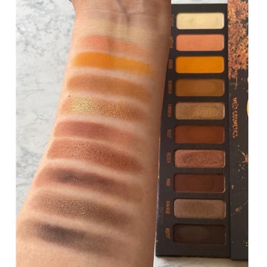 Melt Cosmetics rust paletteのクチコミ「Melt Cosmeticsのrust paletteを使ったメイク。

濃くメイクできるパレ.....」（3枚目）