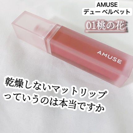デュー ベルベット/AMUSE/口紅を使ったクチコミ(1枚目)