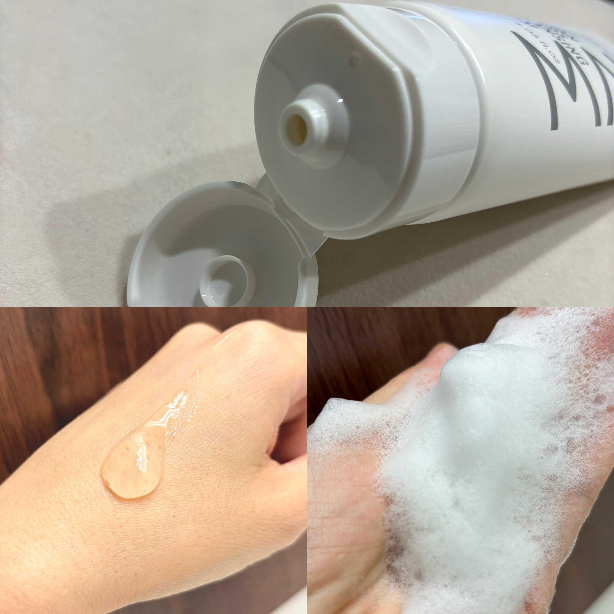 ビーガンビーズクレンジングフォーム/MAKE9/クレンジングクリームを使ったクチコミ（2枚目）