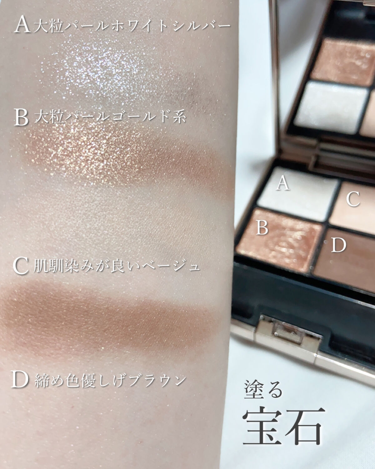 アイカラーレーション/LUNASOL/アイシャドウパレットを使ったクチコミ（3枚目）