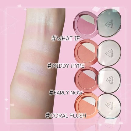 3CE ブラッシュライター/3CE/パウダーチークを使ったクチコミ(3枚目)