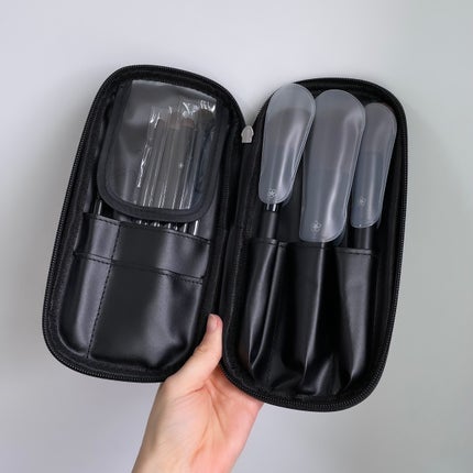 ブラックメイクブラシ8本セット-Dawnシリーズ/SIXPLUS/メイクブラシを使ったクチコミ(1枚目)