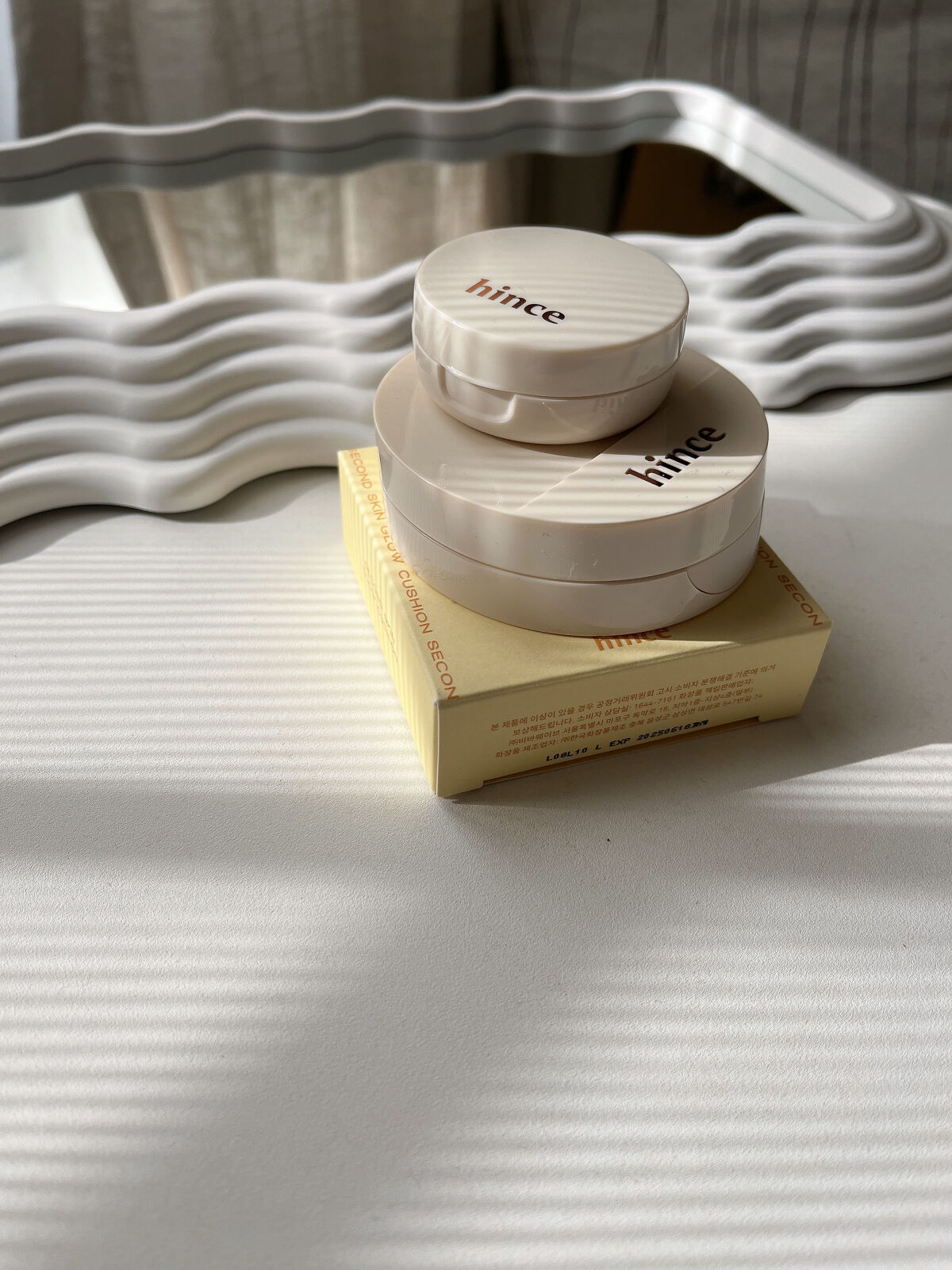 セカンドスキングロウクッション/hince/クッションファンデーションを使ったクチコミ（2枚目）
